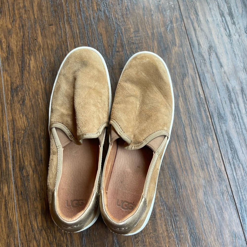 UGG suede slip on sneaker